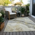 thumbnail image 6 of Addison Rugs Chantille Indoor/Outdoor Transitional Abstract Gold Washable Rectangle Rug, 8' x 10', 6 of 6
