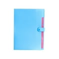 thumbnail image 2 of Meiiso Sky Blue Accordion File Folder Organizer - Expanding Document Pouch for A4 Paper, A4 Paper Expanding File Folder Pockets, 2 of 9