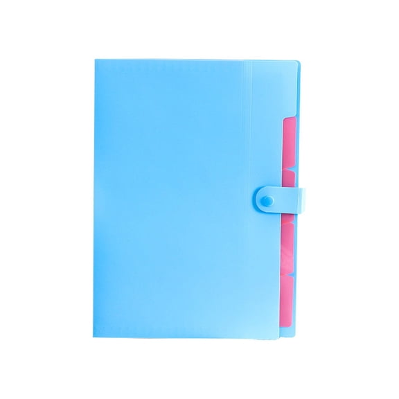 Accordion File Organizer,Expanding File Folder with 6 Pockets,Portable Receipt Paper Bill Document Organizer,Letter/A4 Size Filing Folder School Office Supplies