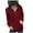Red, variant on XFLWAM Women Fashion Quilted Pattern Lightweight Zipper Long Sleeve Plain Casual Ladies Sweatshirts Pullovers Shirts Tops Khaki S