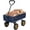 Blue, variant on VIVOSUN Heavy-Duty Mesh Steel Garden Cart, 400 lbs Capacity, Steel Utility Garden Wagon with Removable Sides, 8" Pneumatic Tires