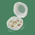 thumbnail image 3 of PENGXIANG Jewelry Organizer Divided Box Double-layer Jewelry Organizer for Drawer Desktop Travel Dorms, 3 of 3