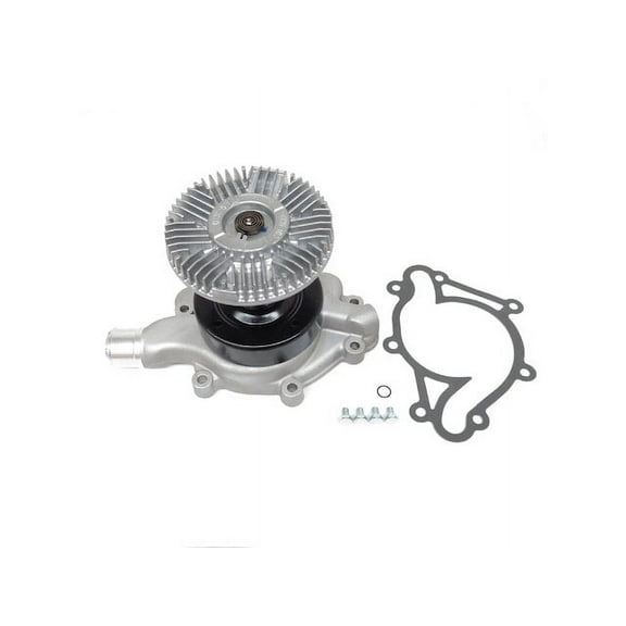 Engine Water Pump with Fan Clutch - Compatible with 1994 - 2001 Dodge Ram 1500 1995 1996 1997 1998 1999 2000