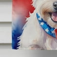 thumbnail image 6 of Westie Patriotic American House Flag, 6 of 7