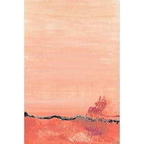 Parvez Taj Apricot Wave Canvas Wall Art