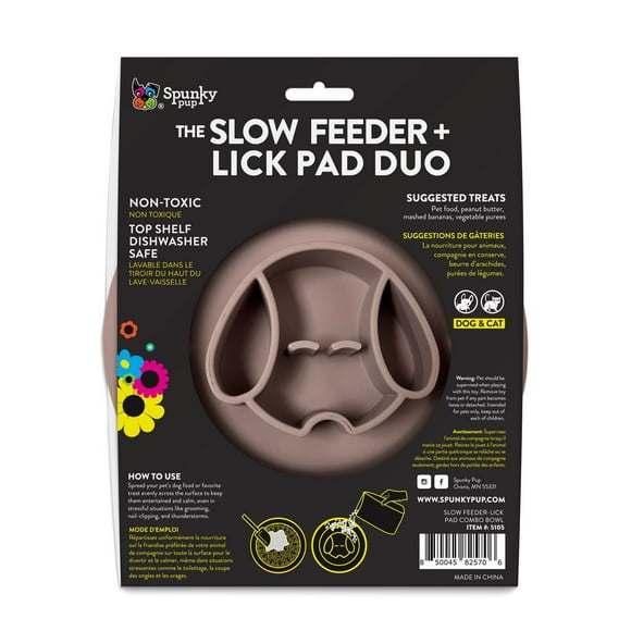 Slow Feeder - Jouet pour chien Lick Pad Combo