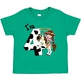 thumbnail image 3 of Inktastic I'm Four-cowgirl Riding Horse Birthday Girls Toddler T-Shirt, 3 of 5