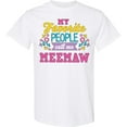 thumbnail image 3 of Inktastic My Favorite People Call Me Meemaw with Flowers T-Shirt, 3 of 5