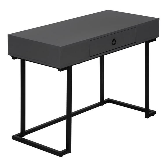 Monarch Specialties Computer Desk, Home Office, Laptop, Storage Drawers, 42"L, Work, Grey Laminate