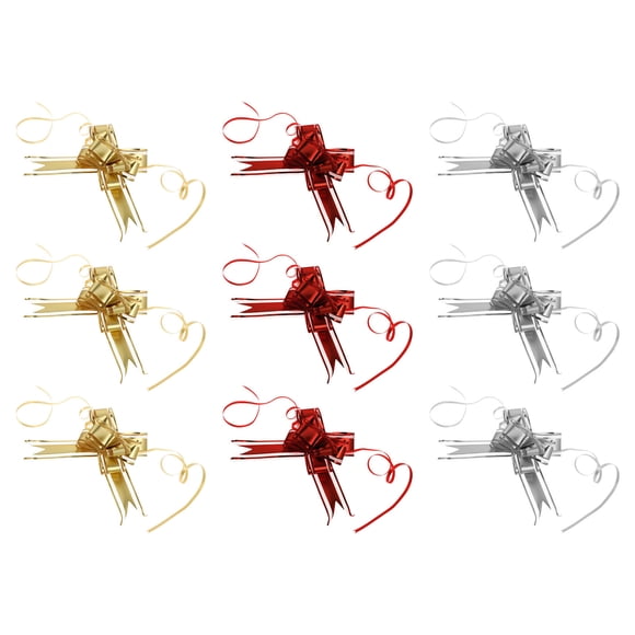UPGRATOR 30Ud Pull Bow Con Para Fácil Uso Y De Cajas O Regalos