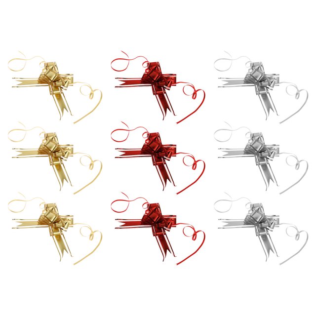 UPGRATOR 30Ud Pull Bow Con Para Fácil Uso Y De Cajas O Regalos