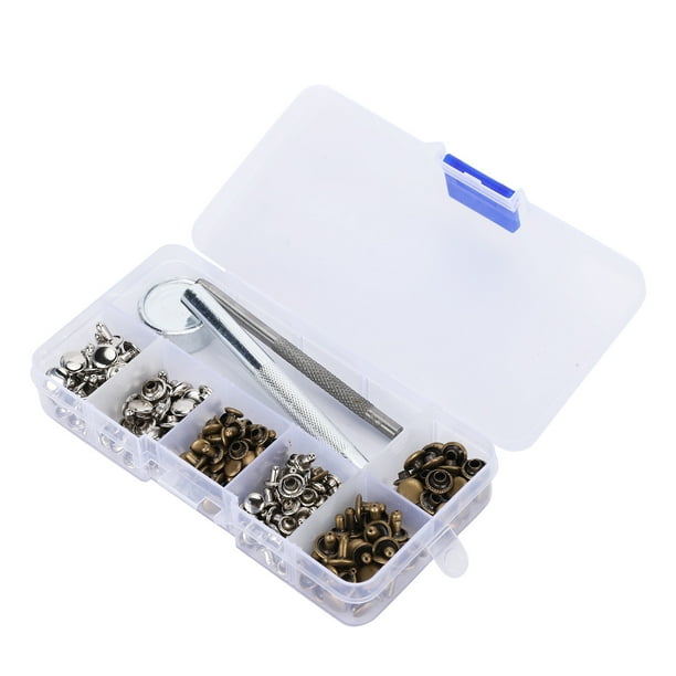 Leather Rivets, Leather Snaps And Rivets Leather Rivet Kit, Leather