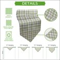 thumbnail image 5 of Vintage Plaid Table Runner Linen Burlap Table Runner 108 Inches Long Sage Green Farmhouse Checkered Rustic Stripes Dresser Scarves for Kitchen Island Coffee Dining Room Party Holiday Decor 13"x108", 5 of 8