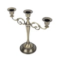 thumbnail image 4 of Candle Holder, Candlestick Holder Beautiful 3 Arms Exquisite European Style  For Dining Tables Bronze, 4 of 8