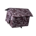 thumbnail image 1 of Casa de invierno para mascotas, cabaña para gatos con entrada lateral, fácil de instalar, accesorios multiusos con correas resistentes al viento, port 48 x 42 x 36 cm, 1 of 8