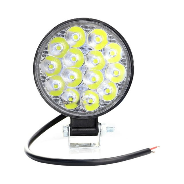 Labymos 1Pcs 42W 3.3 Pouces Lampe de Travail LED Spots Carrés 6500K Lampe de Conduite LED pour