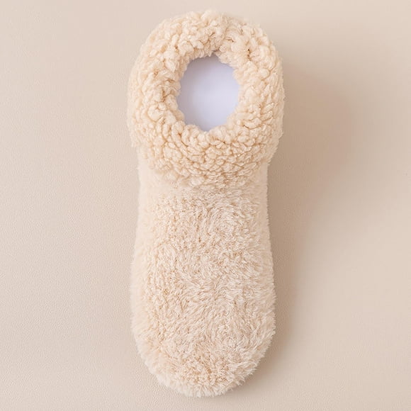 Roncen Women’s Plush Winter Slipper Socks, Ultra Soft Thick Fuzzy Socks with Non-Slip Grips for Indoor