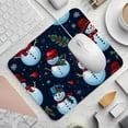 thumbnail image 2 of Snowman Printed Square Mouse Pad, 8.3x9.8 Inch Non-Slip Rubber Bottom Gaming Mouse Pad for Office Use, 2 of 6