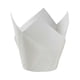 thumbnail image 4 of 100 envoltorios para cupcakes, capacillos con forma de tulipán, para muffins, pasteles y recuerdos de fiesta, color blanco, 4 of 7