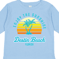 thumbnail image 4 of Inktastic Summer Enjoy the Sunshine Destin Beach Florida in Blue Boys or Girls Long Sleeve Toddler T-Shirt, 4 of 5