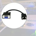 thumbnail image 4 of YIEMEEN RS232 DB9 to RJ45 Adapters DB9 9Pin Connectors Female & Male to RJ45 Female Cat5 Ethernets Extenders Cable 15cm, 4 of 8
