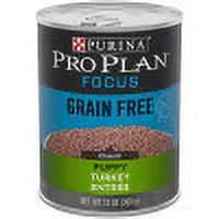 Purina Pro Plan Grain Free, High Protein Wet Puppy Food; FOCUS Classic Turkey Entree - 13 oz. Can