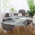 thumbnail image 5 of Yayeee Tablecloths for Rectangular Tables 60 x 90 inch Party Table Cover, River and Mountains, 5 of 6