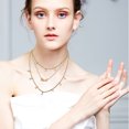 thumbnail image 4 of SIfdSeng Collier de Mode Collier Amour Éternel Collier Créatif 3 Couches, 4 of 9
