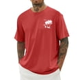 thumbnail image 2 of Big and Tall T Shirts for Men 3xlt Soft Breathable Crew Streetwear Tee Tops Cool Basic Tees Undershirts for Men, 2 of 5
