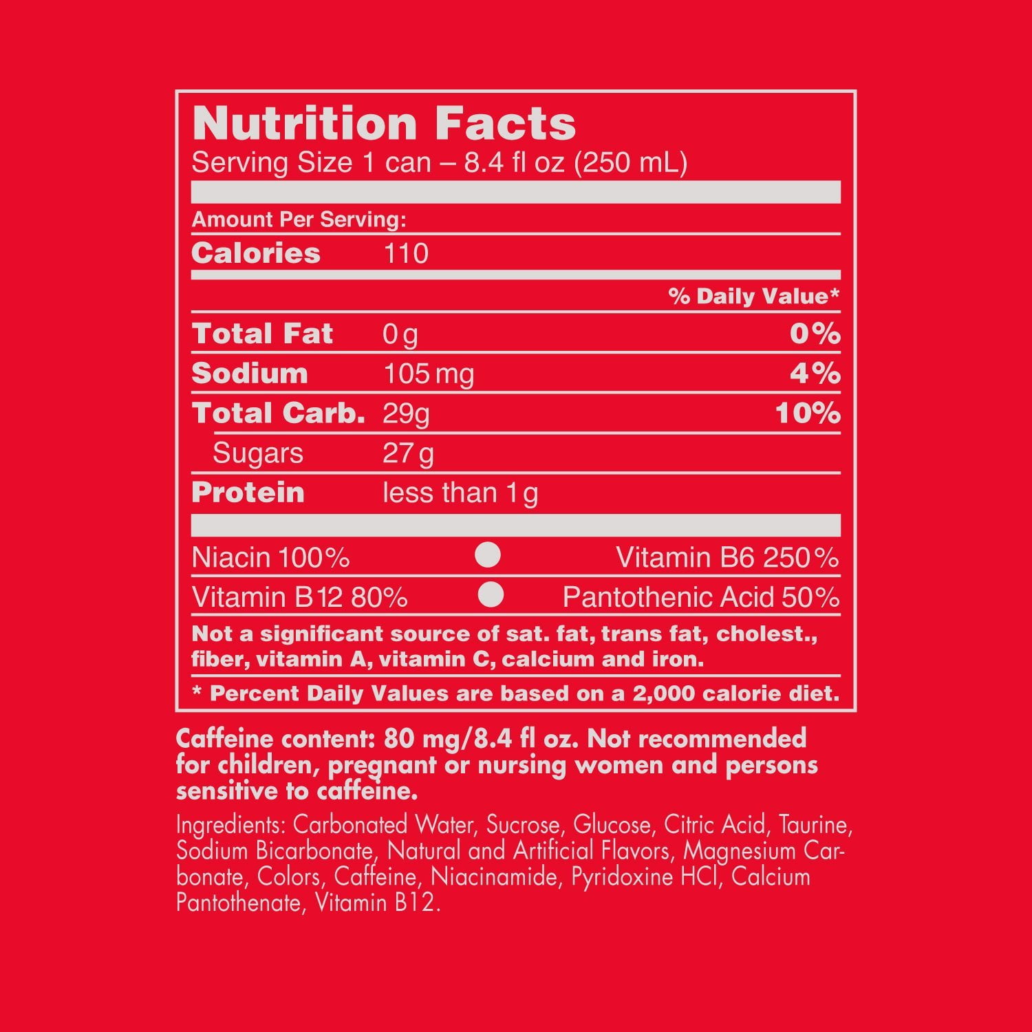 Red Bull Cranberry Nutrition Facts Nutrition Pics