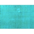 thumbnail image 1 of Ahgly Company Indoor Rectangle Persian Turquoise Blue Bohemian Area Rugs, 7' x 9', 1 of 4