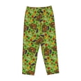 thumbnail image 4 of Goofa Carrot Eggplant Printed Soft Pajama Pants for Women, Wide Leg Comfy Casual Lounge Yoga Pants-, 4 of 9