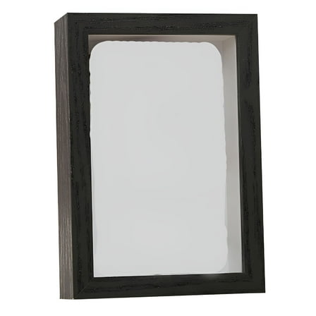 LAMIRO Shadow Box Frame 6x8,Shadow Boxes Display Cases,Sturdy Rustic Memory Display Case,Window Door Wedding Bouquet Memorabilia Medals Military Photos Memory Box