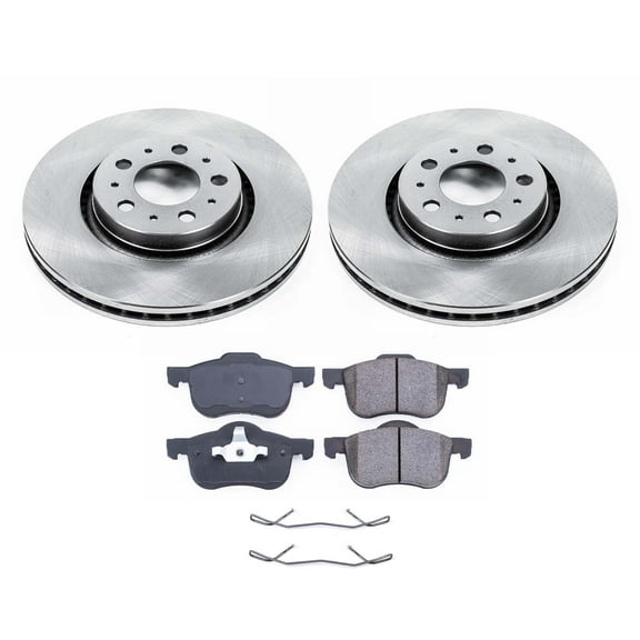 Ultimate Brakes Front Ceramic Brake Pad and Rotor Kit with Hardware WM80700