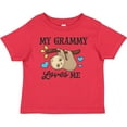 thumbnail image 3 of Inktastic My Grammy Loves Me with Sloth and Hearts Boys or Girls Baby T-Shirt, 3 of 5