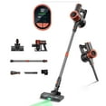 thumbnail image 2 of Cordless Vacuum Cleaner – 23KPa Suction, 40min Runtime, 2 Work Modes, Telescopic Metal Tube, & LED Headlight JIGOO C200, 2 of 22