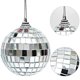 thumbnail image 4 of 24 piezas de 1,97 pulgadas, bola de discoteca, espejo, fiesta, árbol de Navidad, decoración con correa de sujeción, espejo reflectante brillante, bola de discoteca, para vacaciones, bodas, fiestas, bailes y música, decoración de festivales Zhivalor HMFJ175, 4 of 8