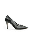 thumbnail image 2 of DREAM PAIRS Women’s Mesh Polka Dot Stiletto Pumps, 2 of 5