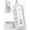 Desk Socket - White, variant on 16 in 1 Surge Protector Power Strip with 4 USB (2 USB C) and 12 AC Outlets Extender, 6 Ft Flat Plug Extension Cord, Management Outlets for Office and Dorm Rooms (Black)