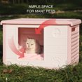 thumbnail image 3 of Maison pour Animaux Résistante aux Intempéries Maison pour Chat Extérieure avec Design Imperméable et Respirant pour Chats Chiots, 3 of 8