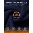 thumbnail image 3 of BALEAF Women's Fleece Sweatshirt Dress Thermal Long Winter Fall Tunic Dresses Outfits with Pocket Hooded Pullover Navy Blue L, 3 of 7