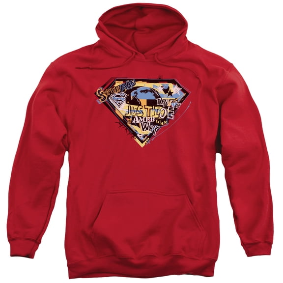 Superman - American Way - Pull-Over Hoodie - Small