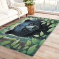 thumbnail image 1 of Bear Area Rug 3x5, Animal Rugs for Entryway Bedroom Living Room, Plant Home Decor Carpet, Machine Washable Rug, Non Slip Soft Low Pile Throw Rugs T6&-134, 1 of 7