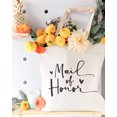 thumbnail image 3 of Maid of Honor Wedding Cotton Canvas Tote Bag, 3 of 5