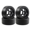 thumbnail image 1 of RS Rubber Black Tire 102*45mm Tyre 17Mm Wheel Hex For Arrma 1/7 Infraction Felony Limitless RC Car Upgrade Parts, 1 of 5