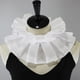 thumbnail image 3 of Minnieouse Cuello Falso Blanco Con Volantes De Doble Capa Confeccionado Con Poliéster | Moderno y elegante, fácil de combinar. Disfraces de disfraces, 3 of 6
