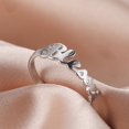 thumbnail image 2 of Fashion Stainless Steel Letter Ring, Blessed Birthday Gift, Holiday Gift, Womens Fashion Jewelry, 2 of 6