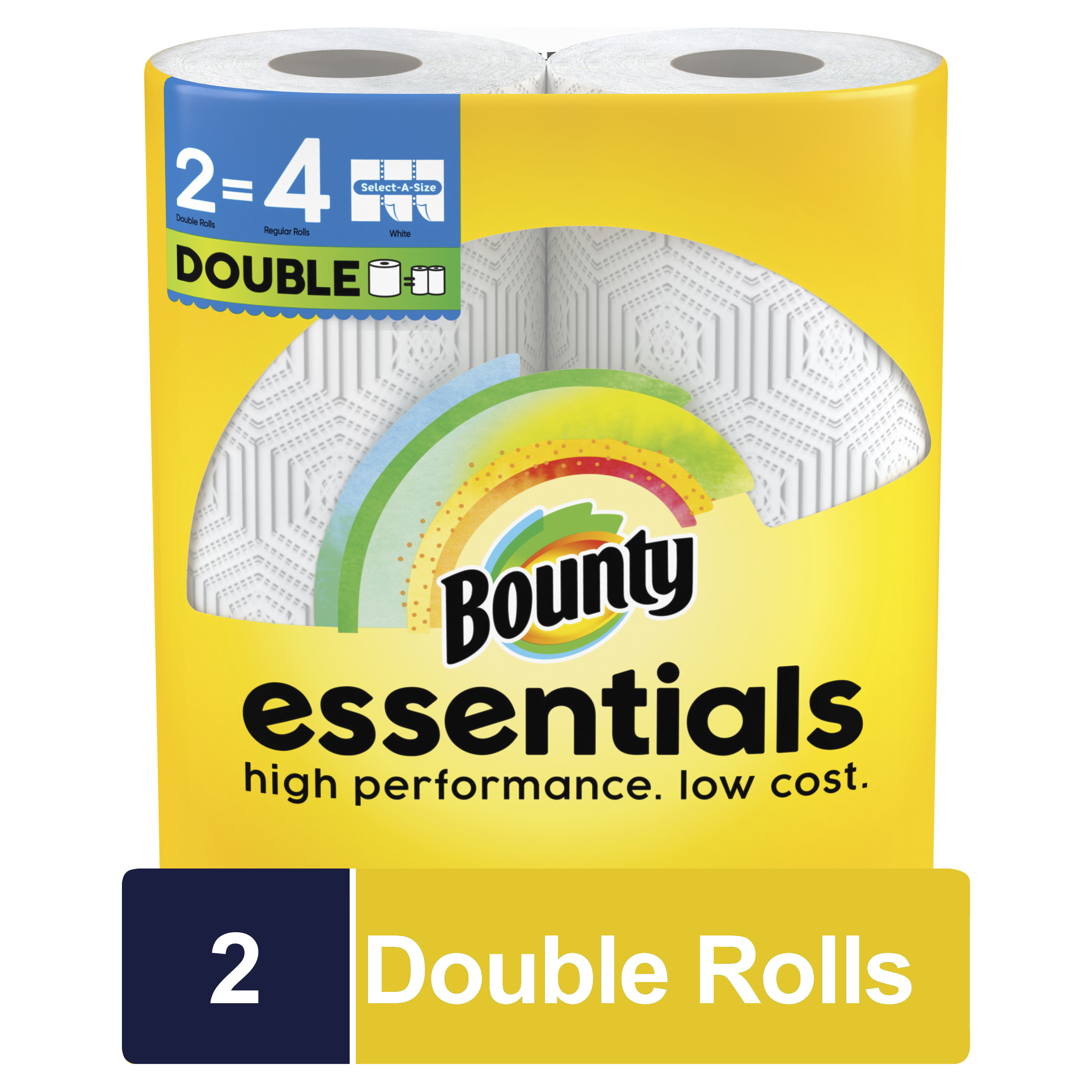 Bounty Essentials Select-A-Size Paper Towels, 2 Double Rolls