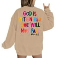 thumbnail image 6 of Sale Clearance 2024 Fall Sweatshirts for Women Sweatshirt Women Verse Pullover God Is Within Her Long Sleeve Inspirational Blouse Top, 6 of 6