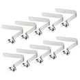 thumbnail image 1 of Unique Bargains 8.3x8mm Kayak Paddle Snaps, Hollow Button Single Pin Lock Tube Spring Clips for Tent Pole, 10 Pack, 1 of 6
